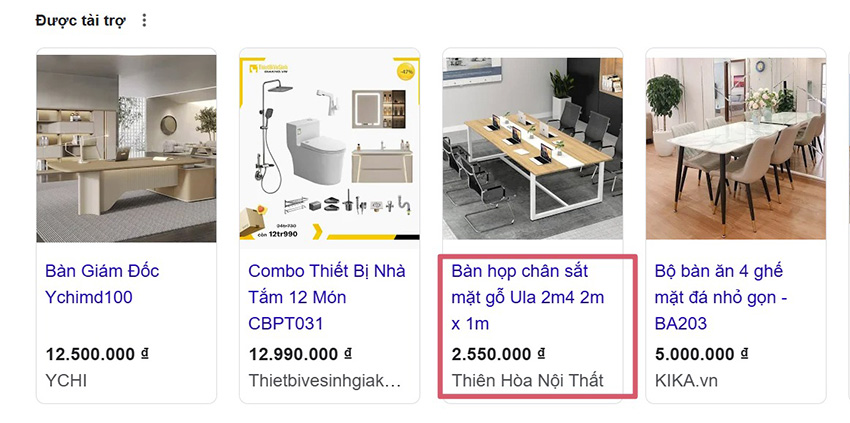 đơn vị quảng cáo ngành nội thất
