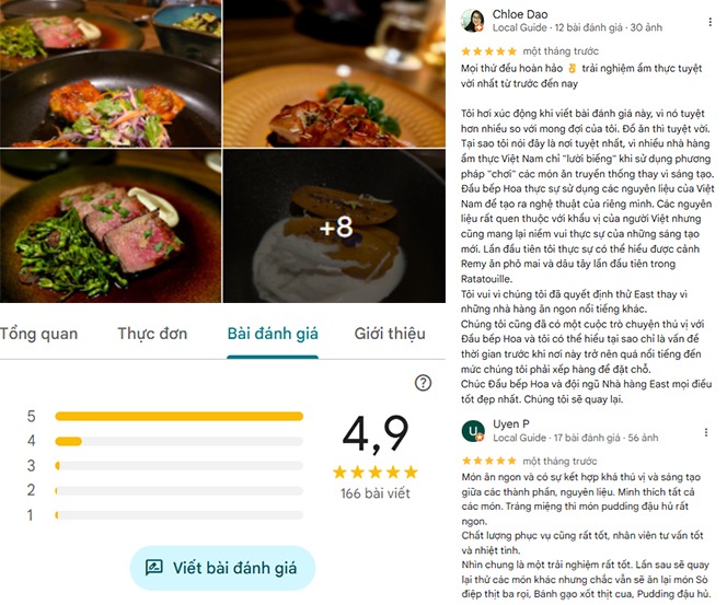 Mẫu content quảng cáo review nhà hàng