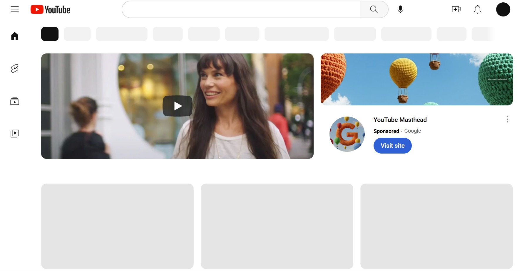 Quảng cáo YouTube Masthead là gì