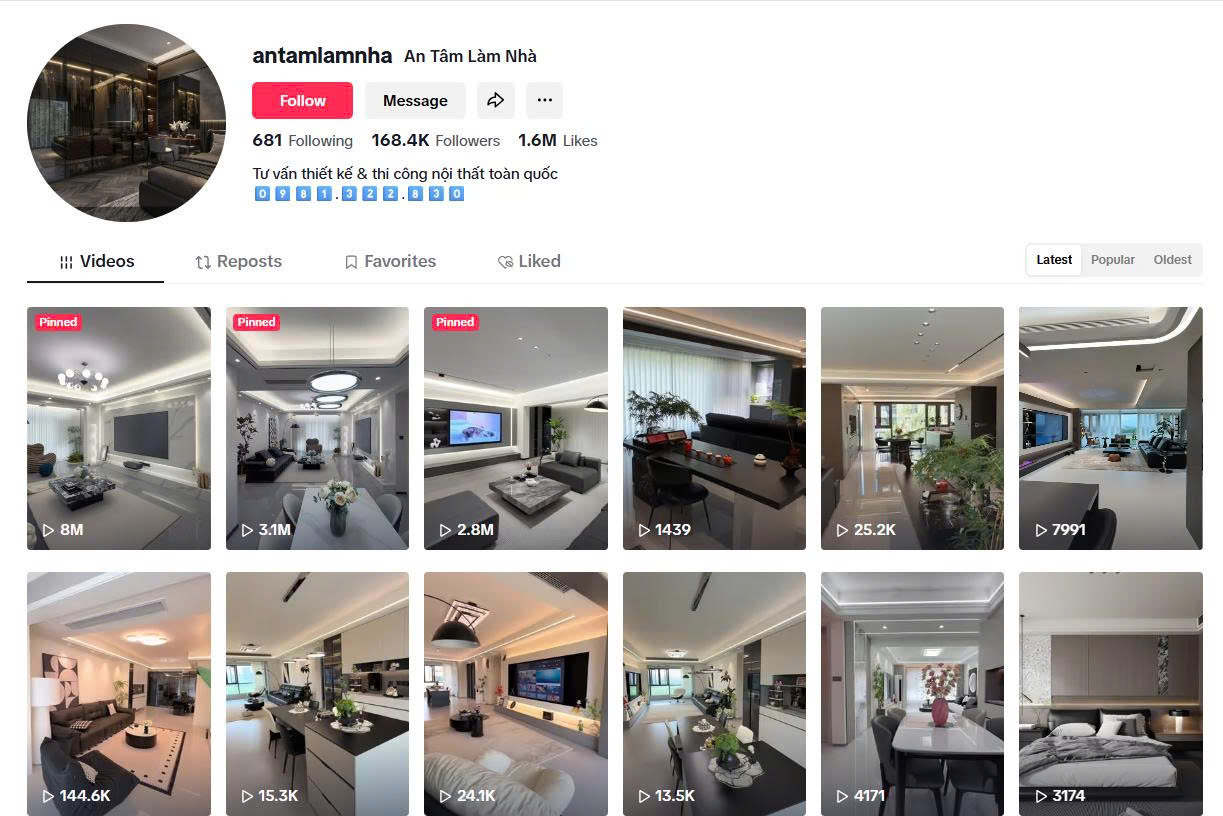 công ty xây kênh TikTok hiệu quả