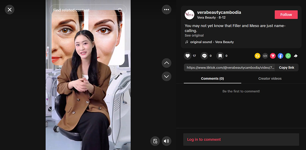 xây kênh tiktok ngành làm đẹp