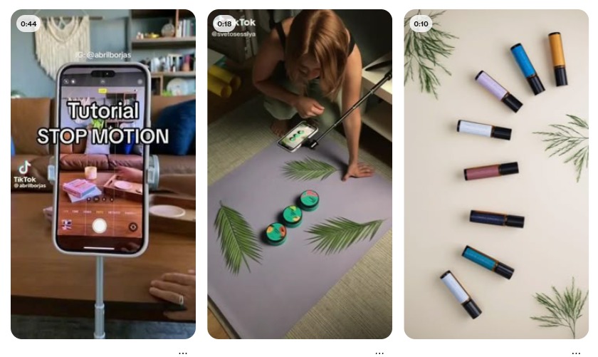 Các dạng video TikTok