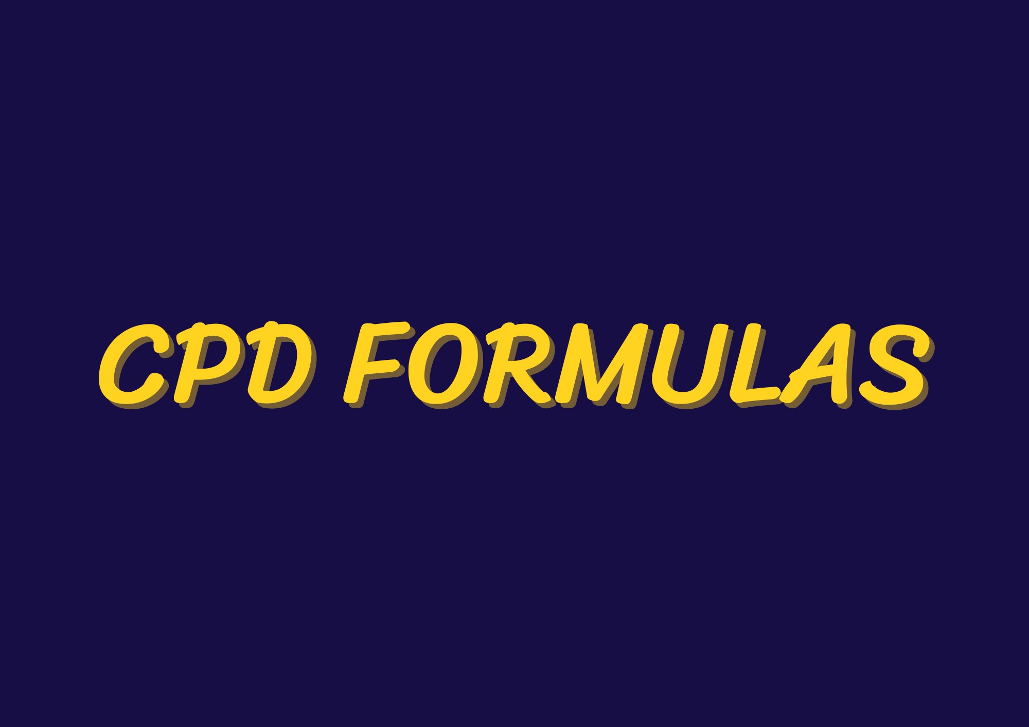 công thức cpd marketing