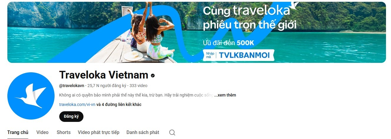 Đặt tên kênh youtube