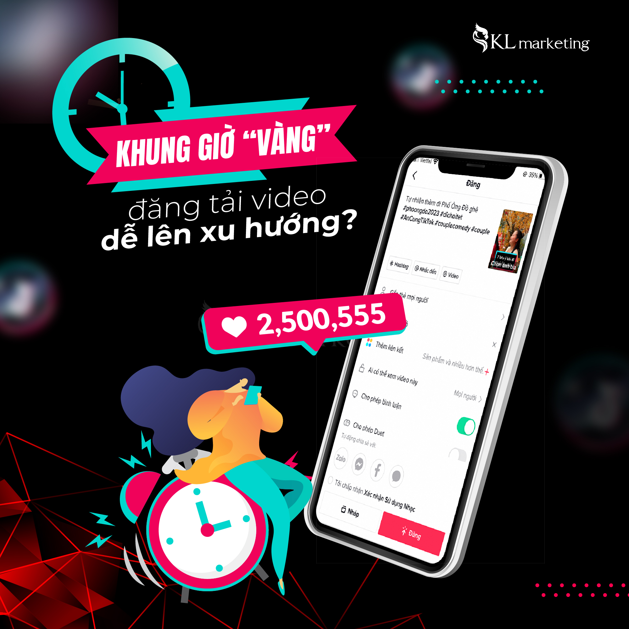 khung giờ đăng tiktok là gì, đăng giờ nào