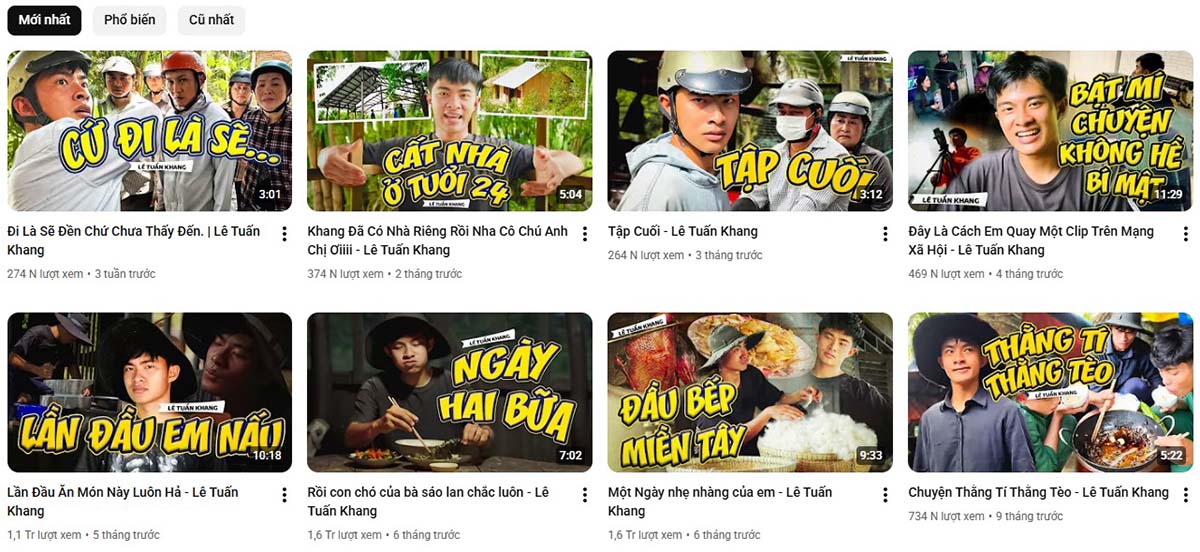 viết kịch bản cho kênh youtube