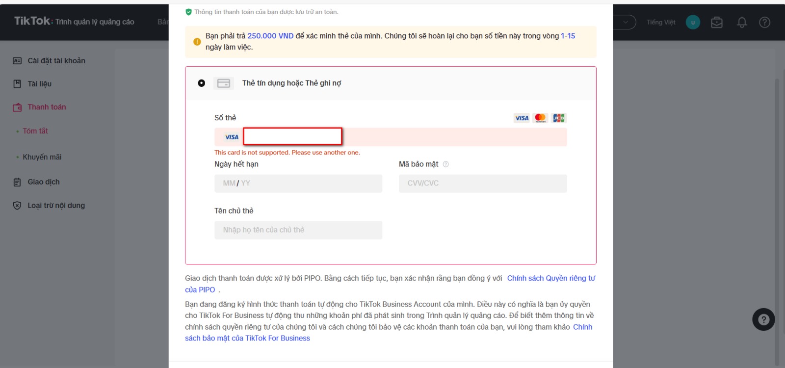 chạy quảng cáo tik tok