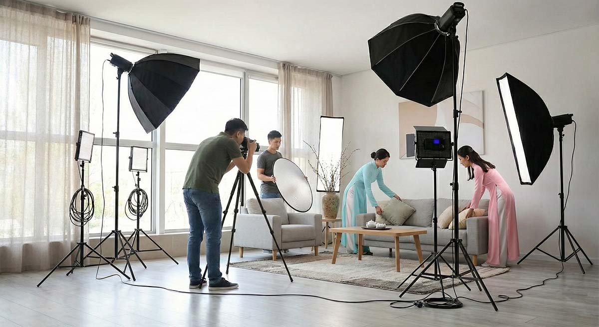 Chụp ảnh kiến trúc nội thất