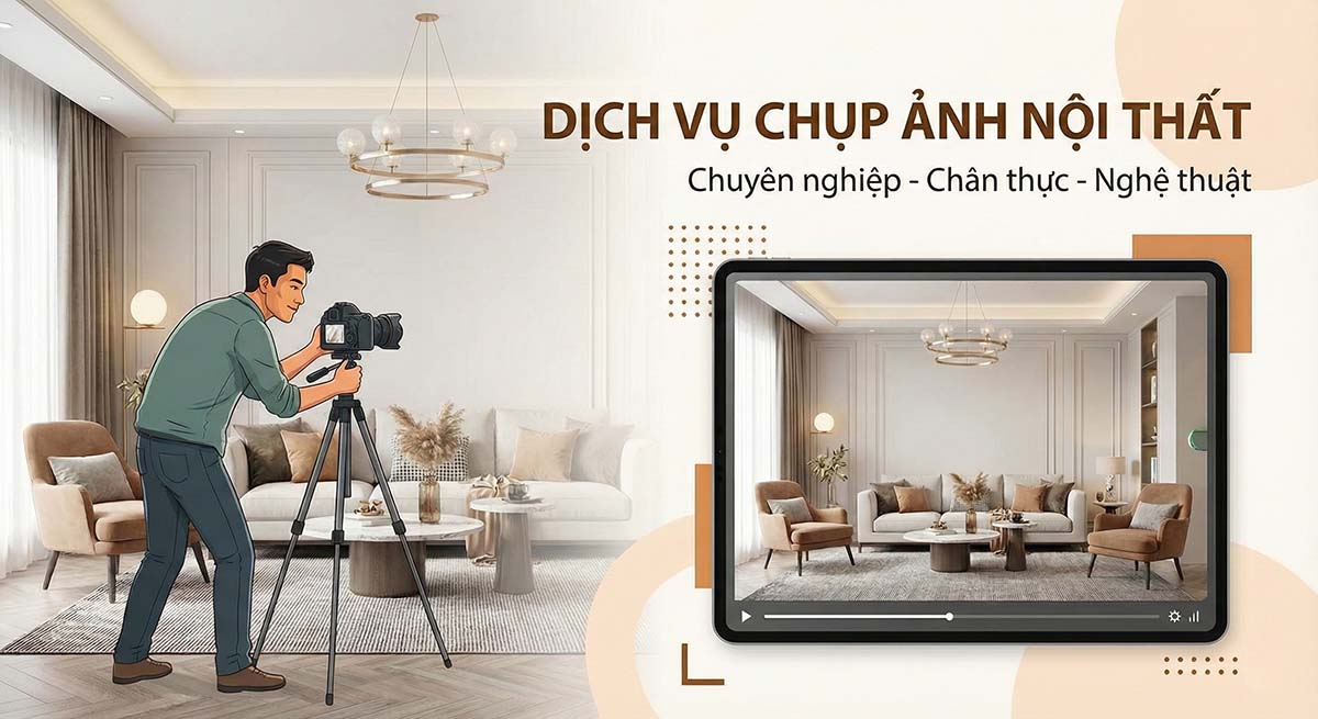 Dịch vụ chụp ảnh ngành nội thất là gì