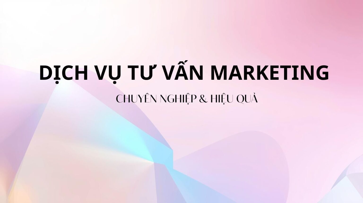 dịch vụ tư vấn marketing