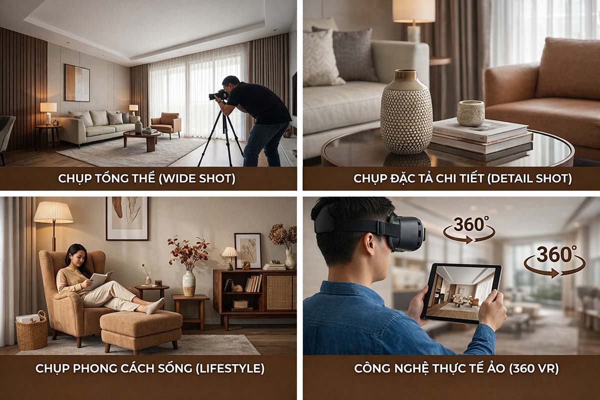 Gói chụp ảnh nội thất