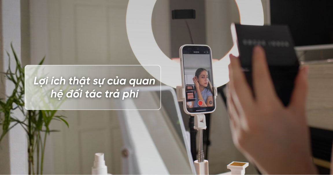 Lợi ích quan hệ đối tác trả phí tiktok