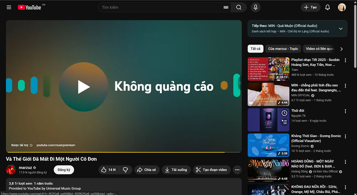 quảng cáo youtube giá