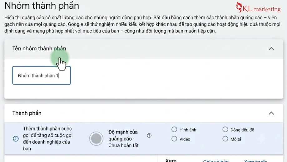 b9 đặt tên nhóm quảng cáo google maps