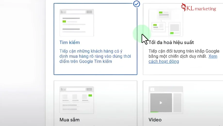 Bước 1.3: chọn Tìm kiếm