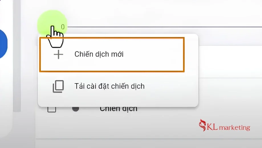 Bước 1.1: Tạo chiến dịch gg map