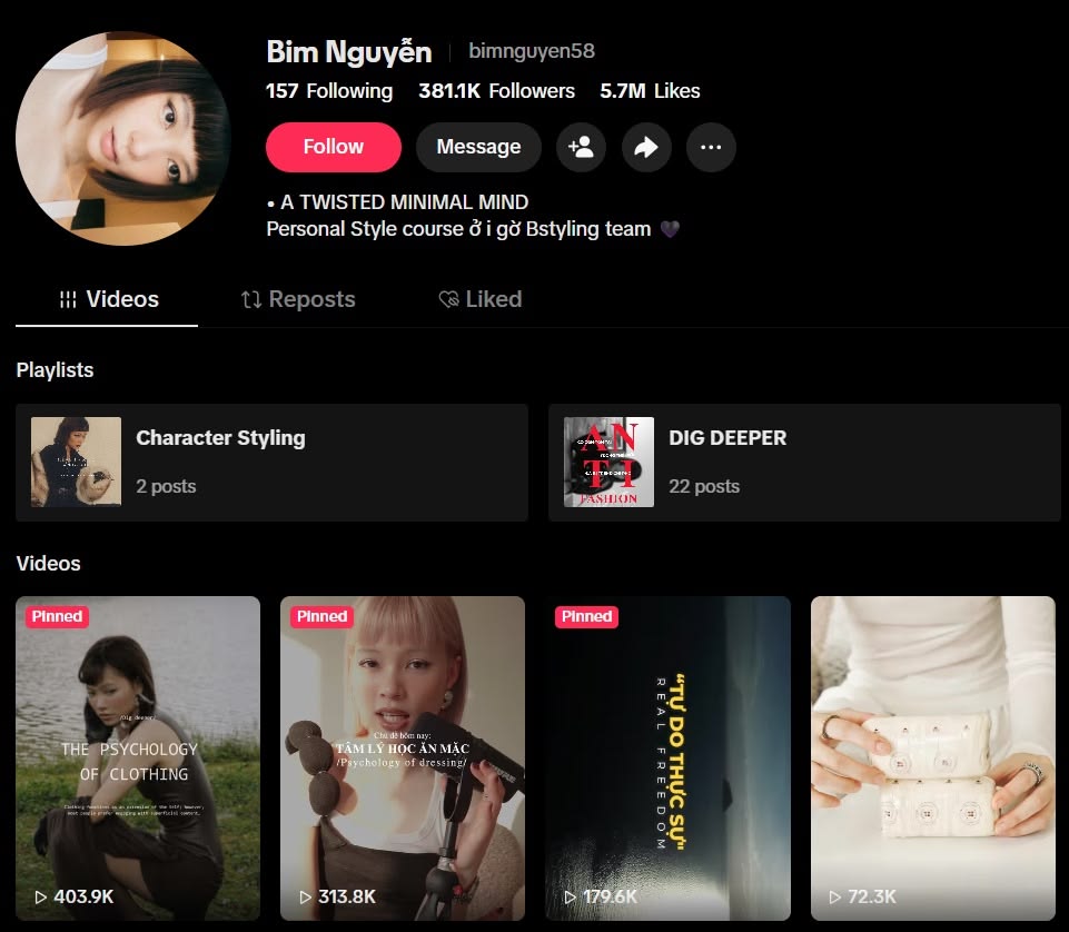 14 TikTok Thời trang và làm đẹp