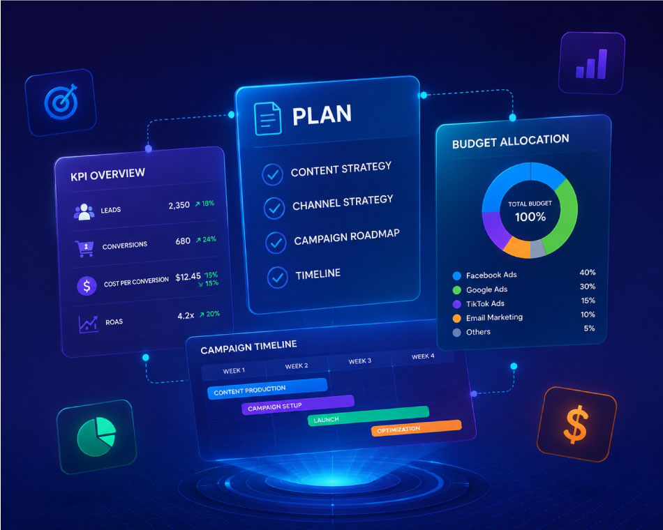 quy trình dịch vụ Marketing đa kênh