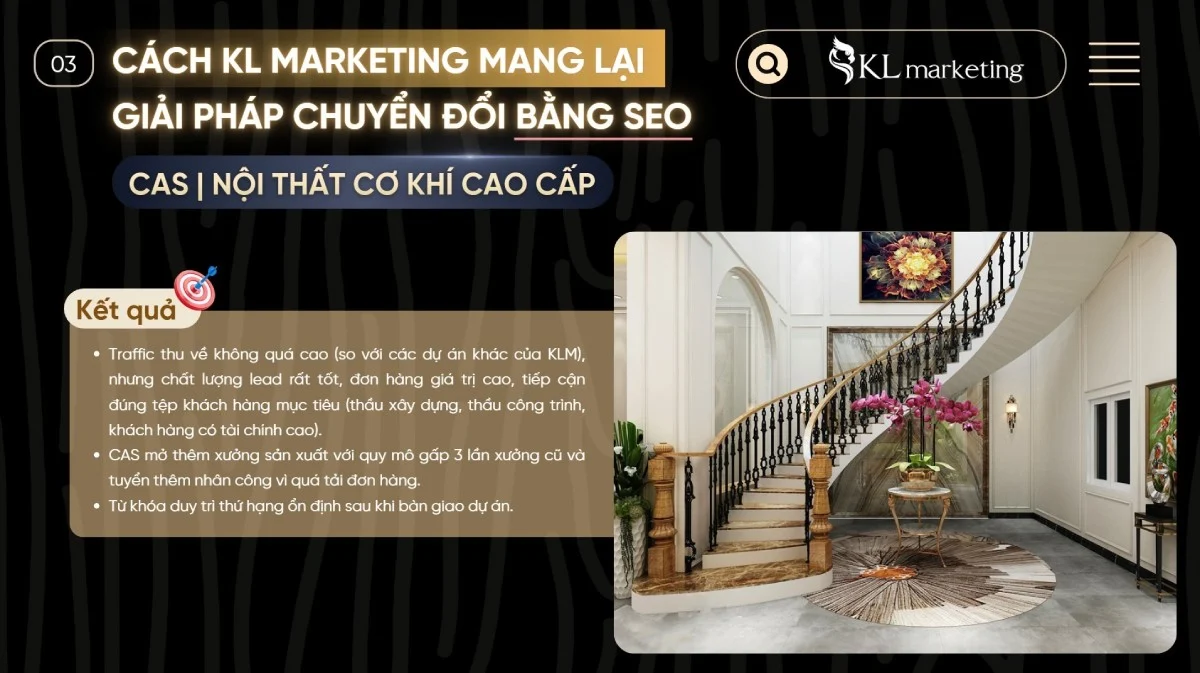 kết quả seo ngành nội thất
