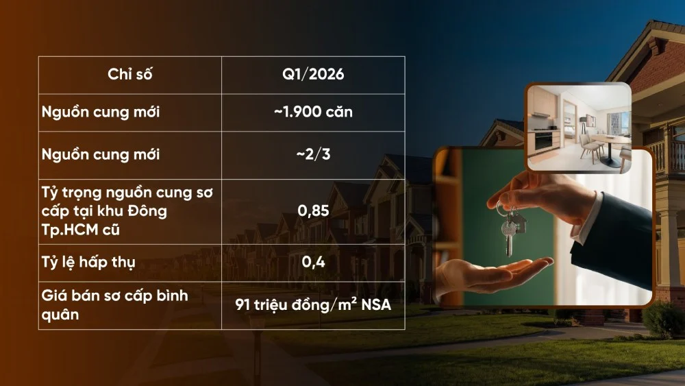 Thống kê thị trường căn hộ tại TPHCM