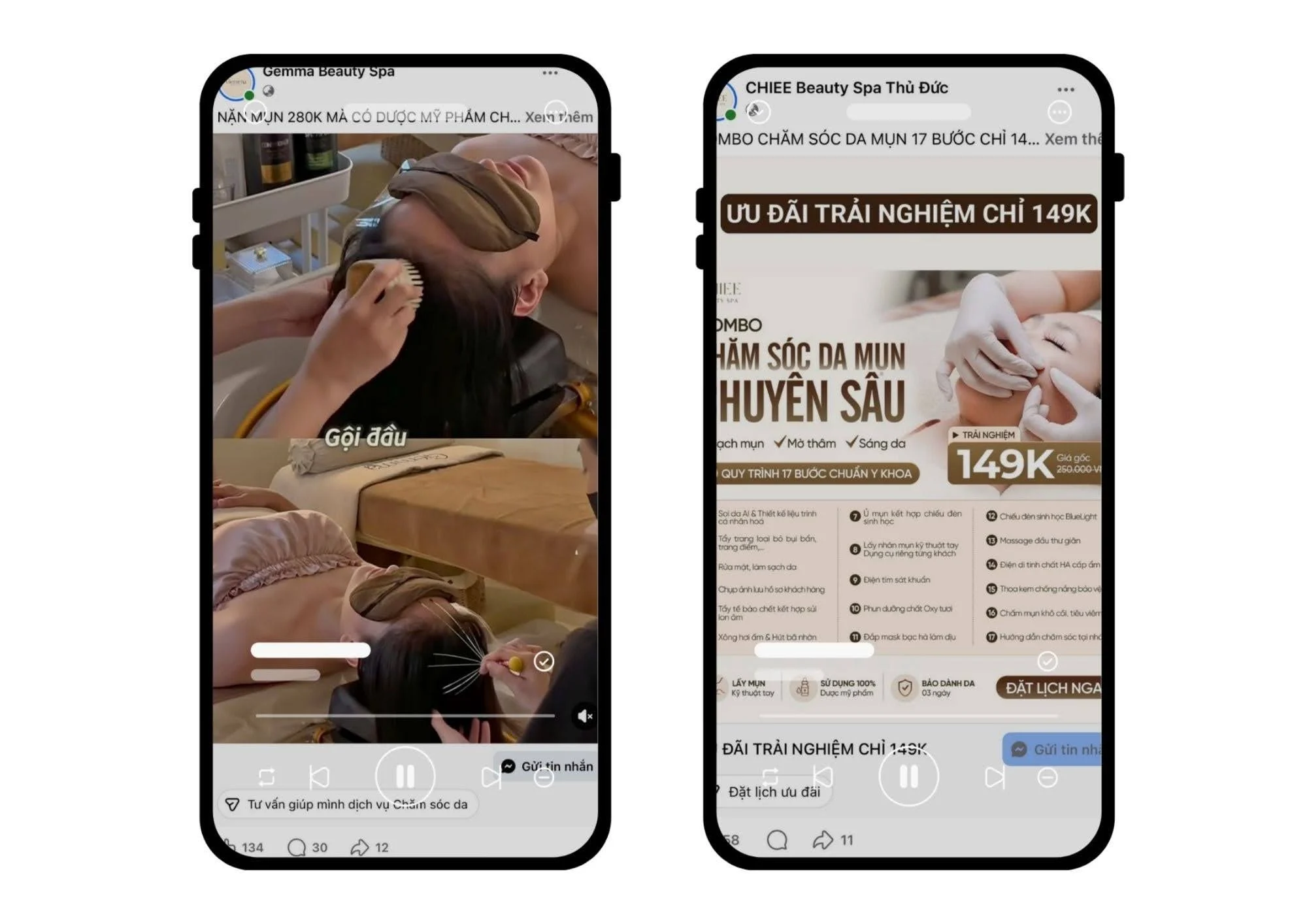 khi nào nên chạy facebook ads cho spa usa
